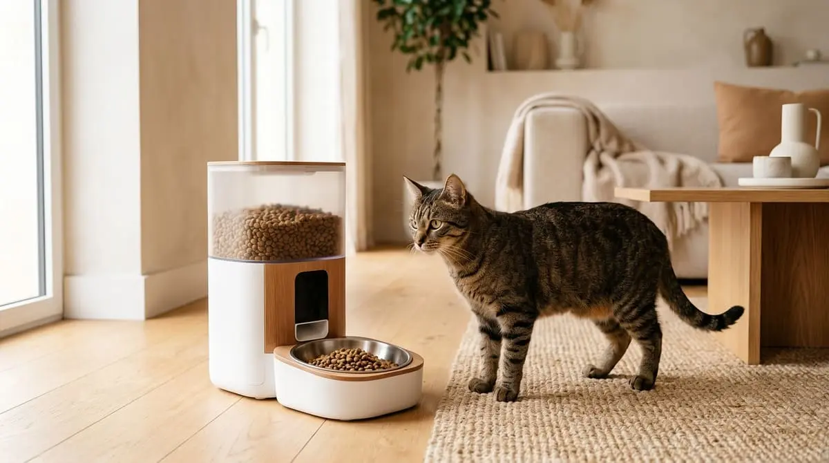 Distributeur de Croquettes pour Chat
