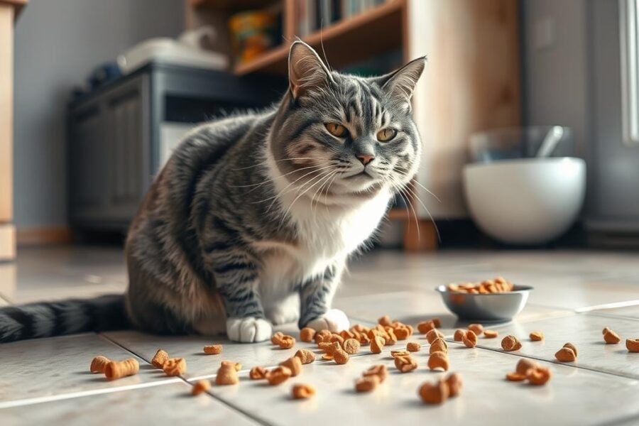 mon chat vomit ses croquettes