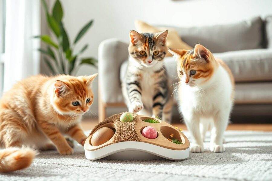 jouets interactifs pour chats