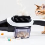 brosse aspirante pour chat