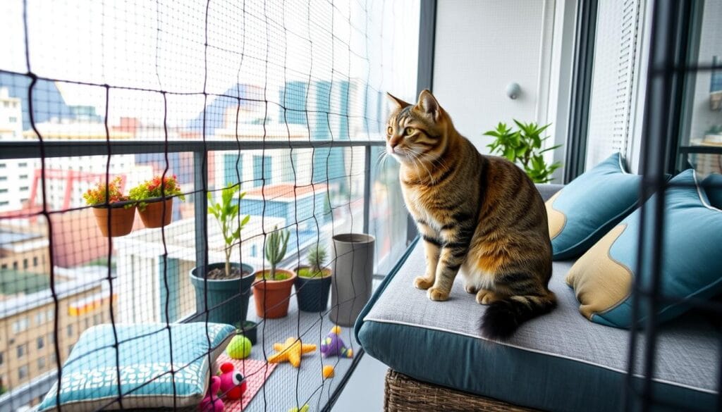 protection de balcon pour chat