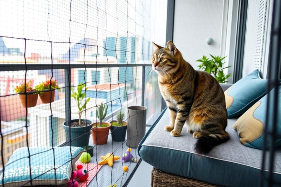 protection de balcon pour chat