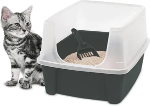 Iris Ohyama Bac à Litière pour Chat