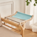 Hamac pour chat en bois – Lit suspendu sans perçage – Image 7