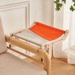 Hamac pour chat en bois – Lit suspendu sans perçage – Image 6