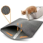 Tapis Litière pour Chat – Imperméable Double Couche – Image 7