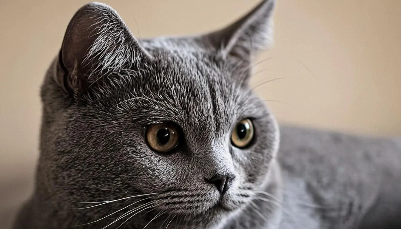 Portrait éditorial d'un chat